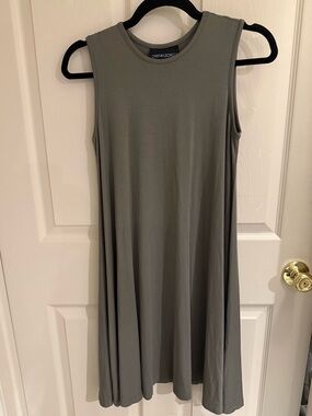 Cynthia Rowley Olive Green Sleeveless Swing Dress- XS